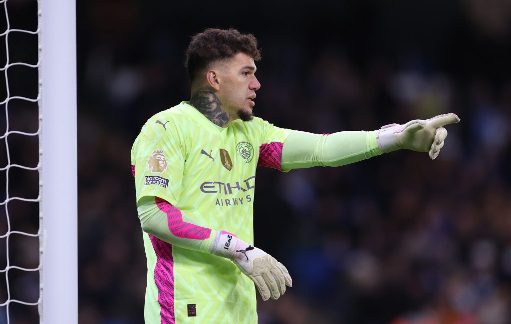 Ederson pelo Manchester City. (Photo by Alex Livesey/Getty Images)